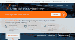 Desktop Screenshot of cryptonotestarter.org